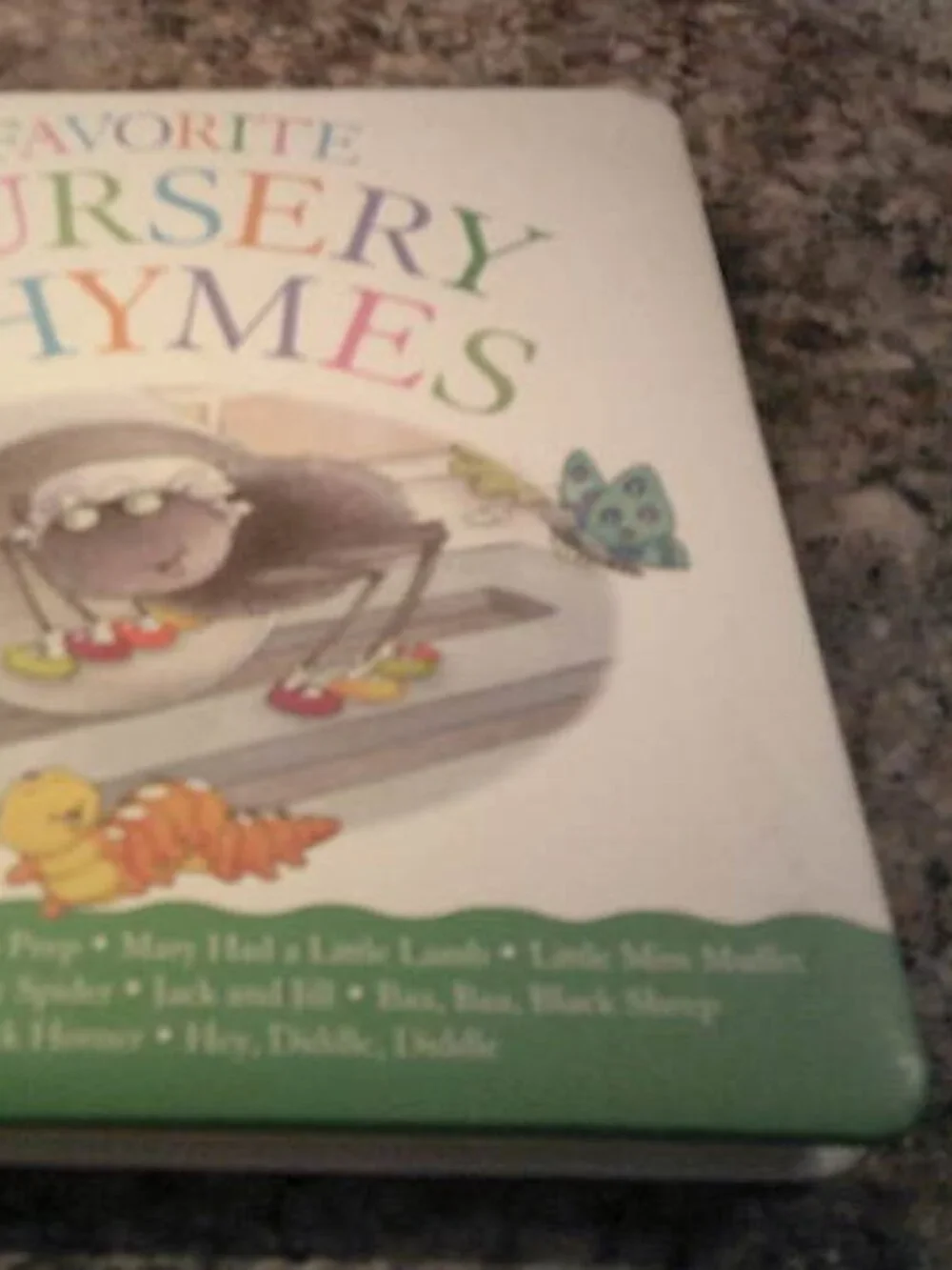 NEW BABY TODDLER PADDED BOARD BOOK: FAVORITE NURSERY RHYMES HUMPTY DUMPTY HIPPO